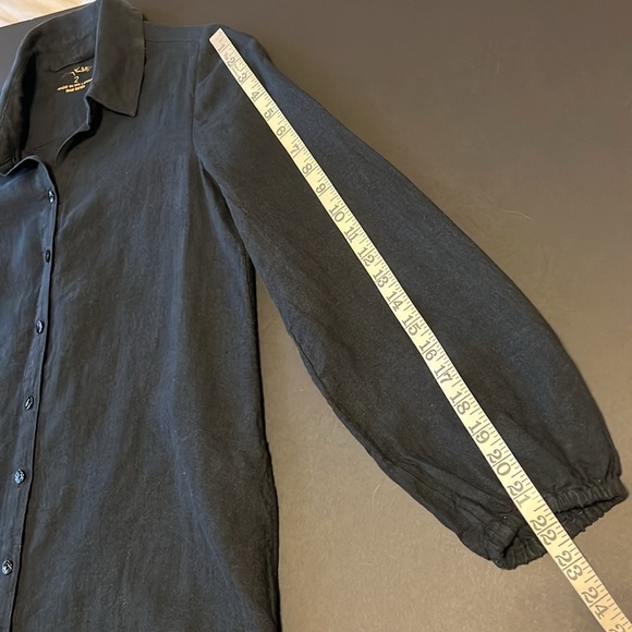 Lilly Pulitzer Bethanne Knee Length Dress, buttondown, black, pockets, size 2 - Picture 8 of 16